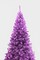 5ft Purple Canadian Pine Christmas Tree with Hinged Branches and Metal Stand
